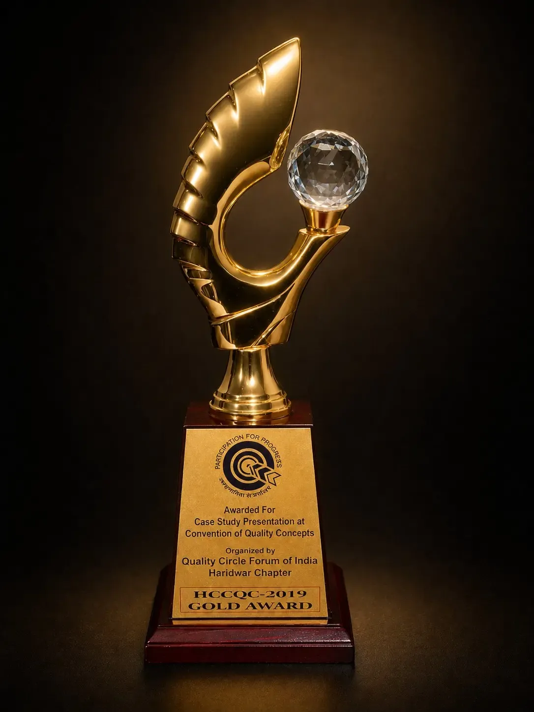 Gold Award - HCCQC, 2019