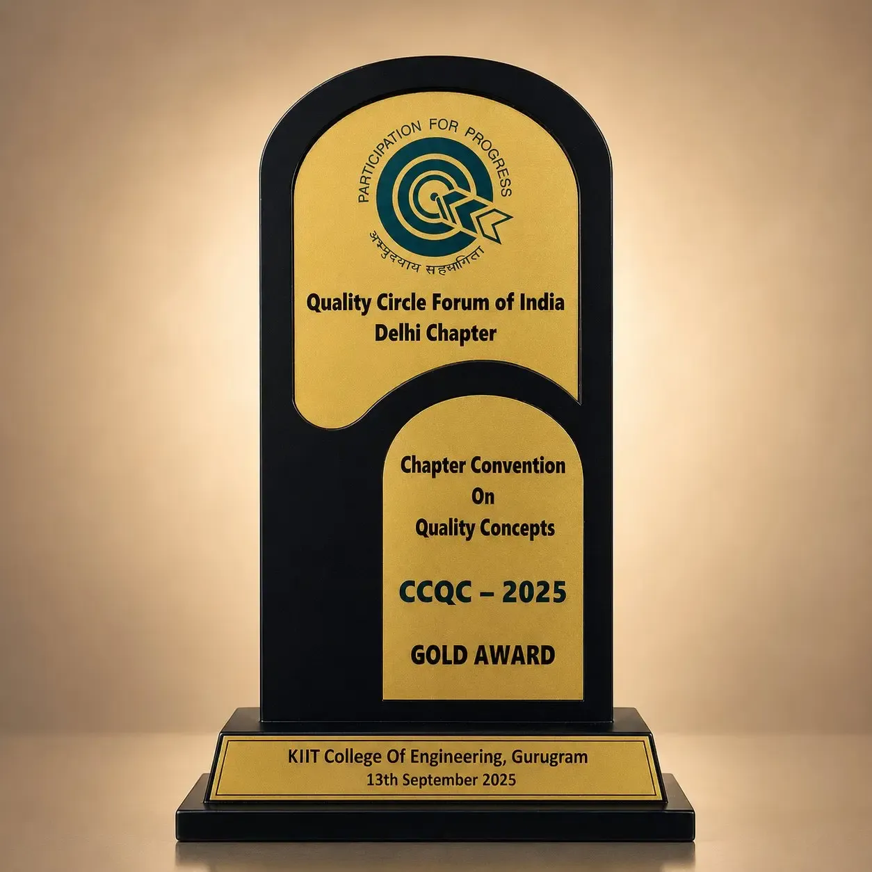 Gold Award - CCQC, 2025