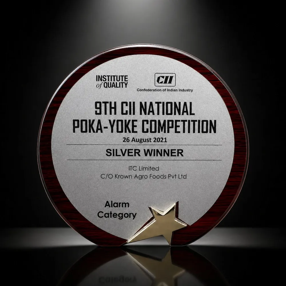 Silver Award - CII, 2021